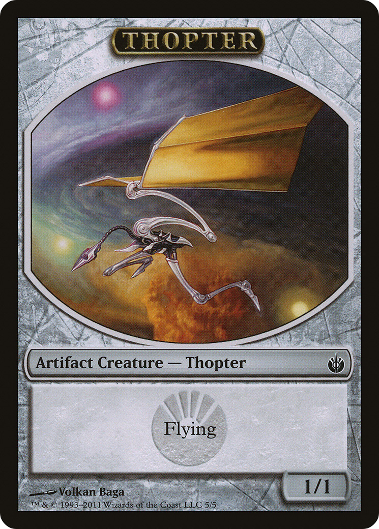 Thopter Token (MBS-005) [Tokens] Mirrodin Besieged Tokens MTG Single Wizards of the Coast