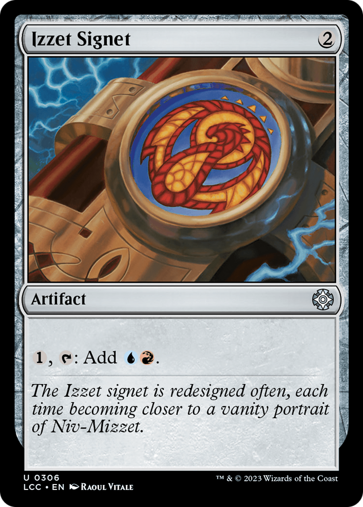Izzet Signet (LCC-306) [The Lost Caverns of Ixalan Commander] MTG Single Wizards of the Coast