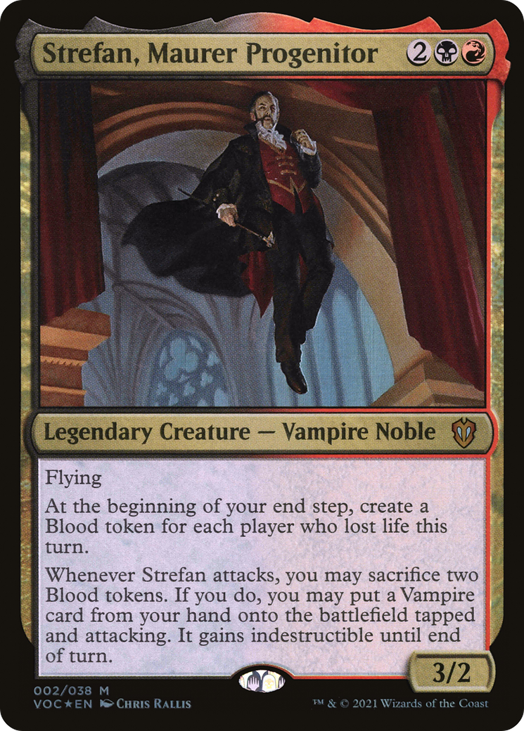 Strefan, Maurer Progenitor (VOC-002) [Crimson Vow Commander] MTG Single Wizards of the Coast