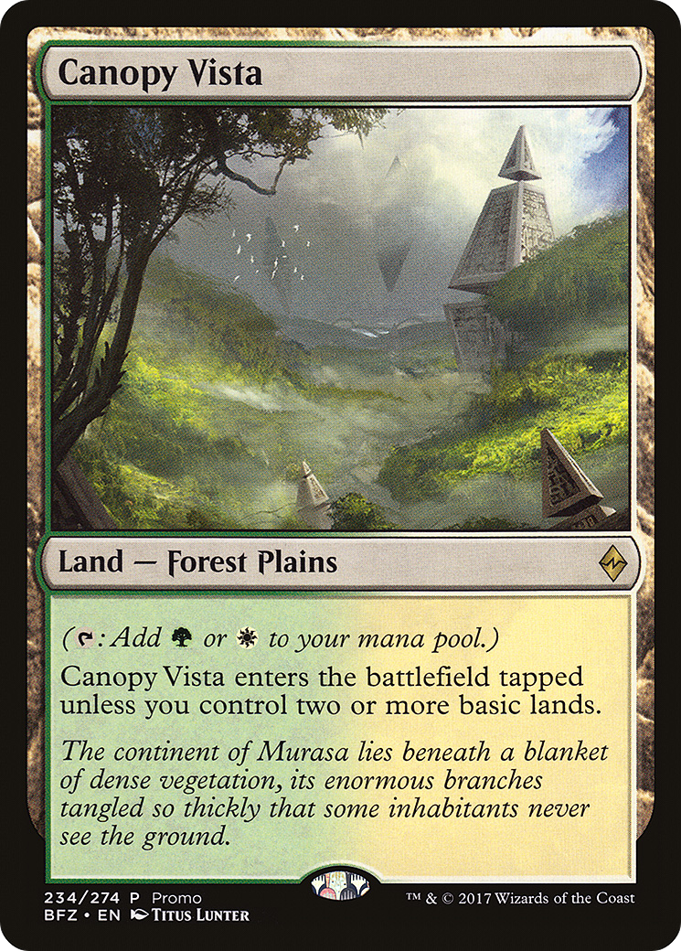Canopy Vista (SSP-234) [BFZ Standard Series] MTG Single Wizards of the Coast