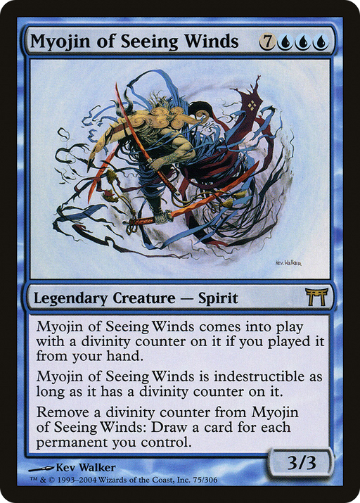 Myojin of Seeing Winds (CHK-075) [Champions of Kamigawa] MTG Single Wizards of the Coast