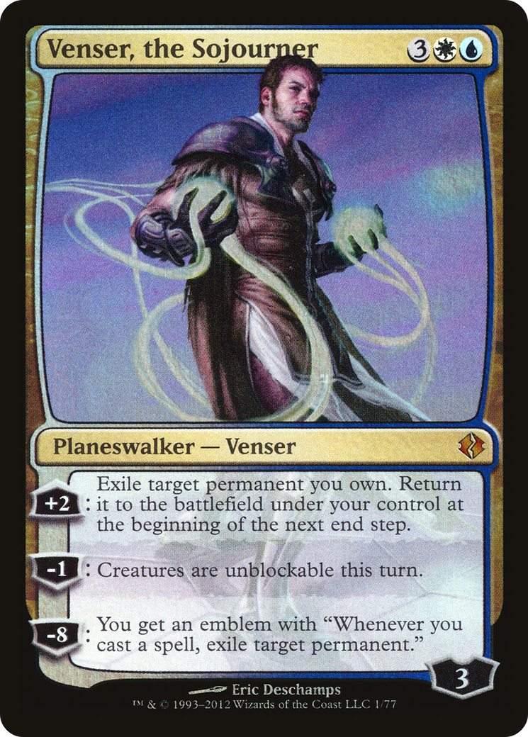 Venser, the Sojourner (DDI-001) [Misc] Duel Decks: Venser vs. Koth MTG Single Wizards of the Coast