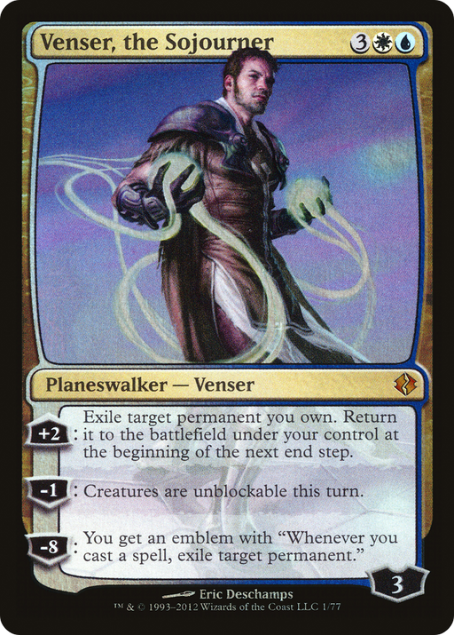 Venser, the Sojourner (DDI-001) [Misc] Duel Decks: Venser vs. Koth MTG Single Wizards of the Coast