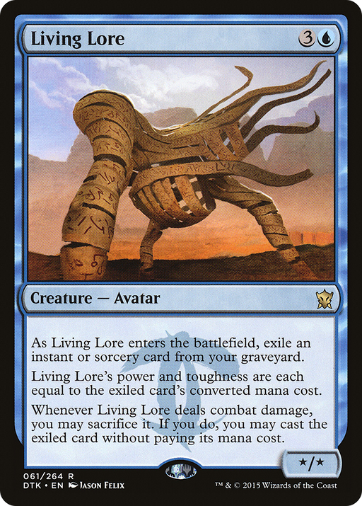 Living Lore (DTK-061) [Dragons of Tarkir] MTG Single Wizards of the Coast