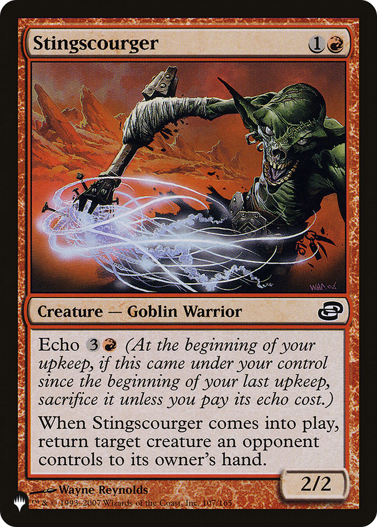 Stingscourger (LIST-PLC-107) [Mystery Booster] The List MTG Single Wizards of the Coast