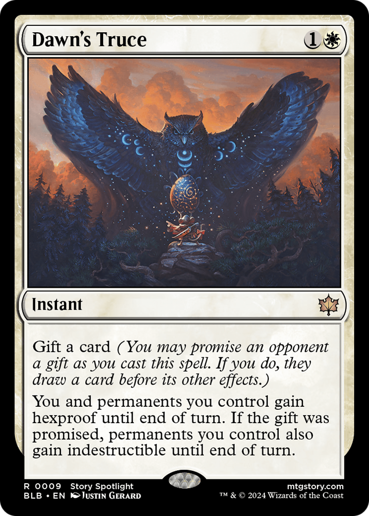 Dawn's Truce (BLB-009) [Bloomburrow] MTG Single Wizards of the Coast