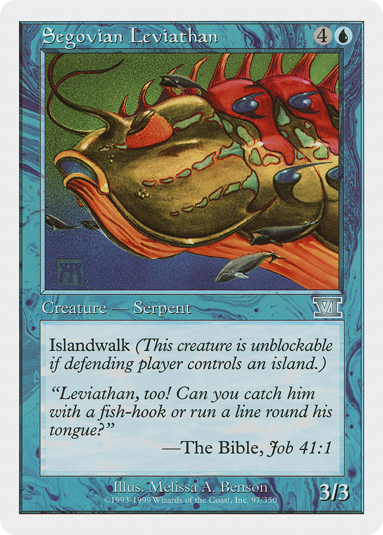 Segovian Leviathan (6ED-097) [Classic Sixth Edition] MTG Single Wizards of the Coast