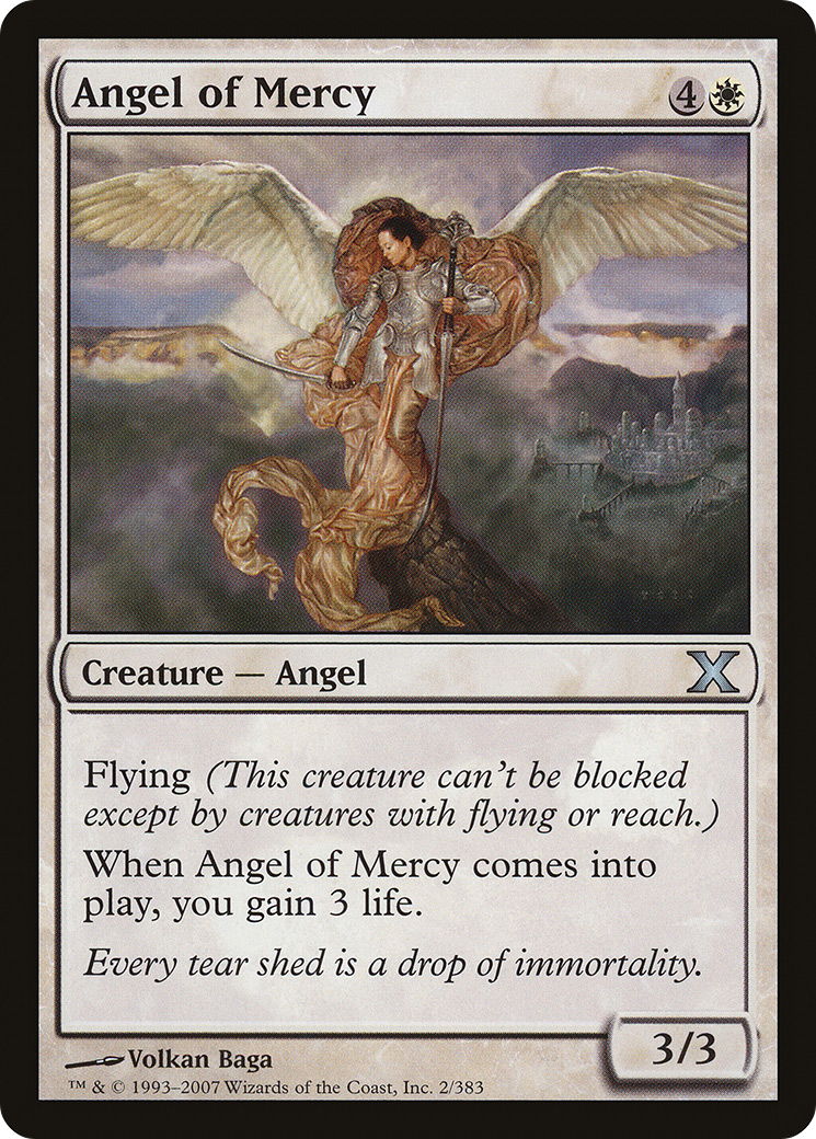 Angel of Mercy (10E-002) [Tenth Edition] MTG Single Wizards of the Coast