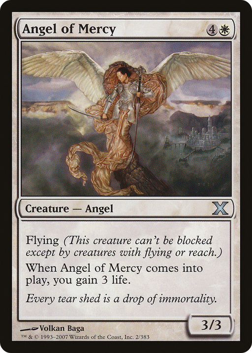 Angel of Mercy (10E-002) [Tenth Edition] MTG Single Wizards of the Coast