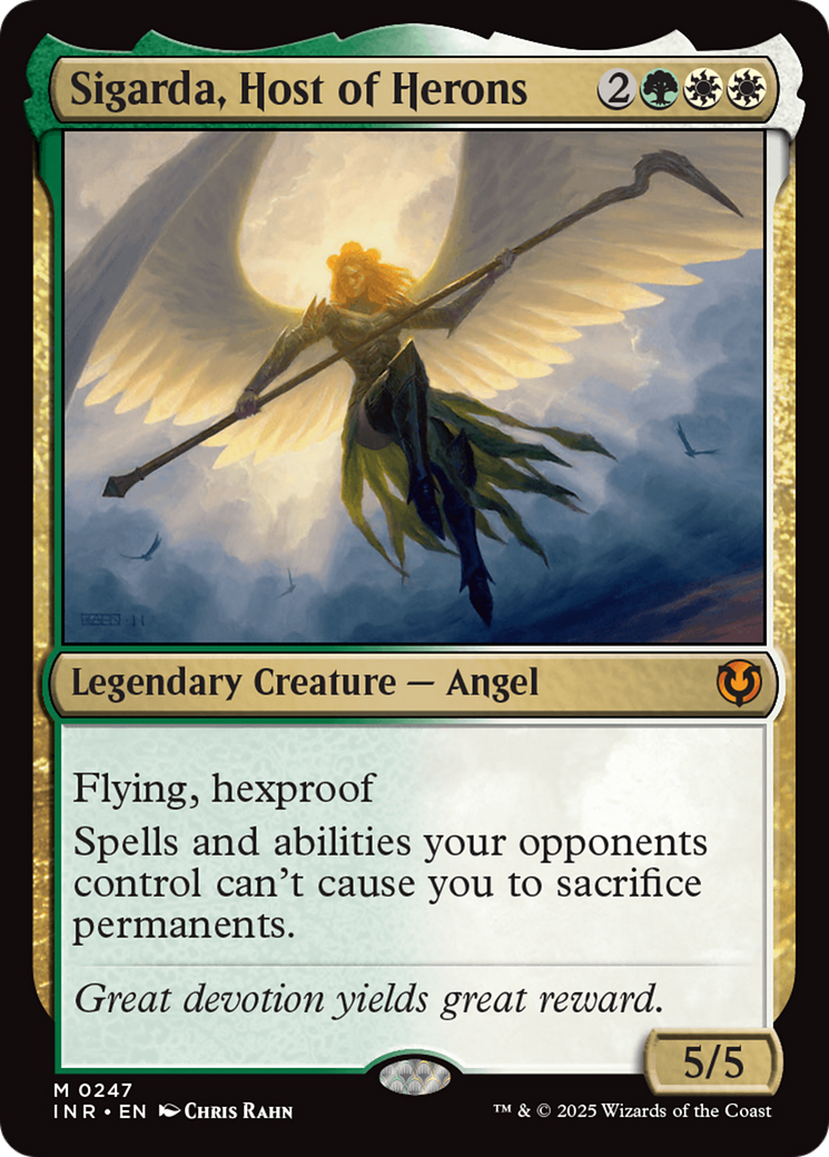 Sigarda, Host of Herons (INR-247) [Innistrad Remastered] Foil MTG Single Wizards of the Coast