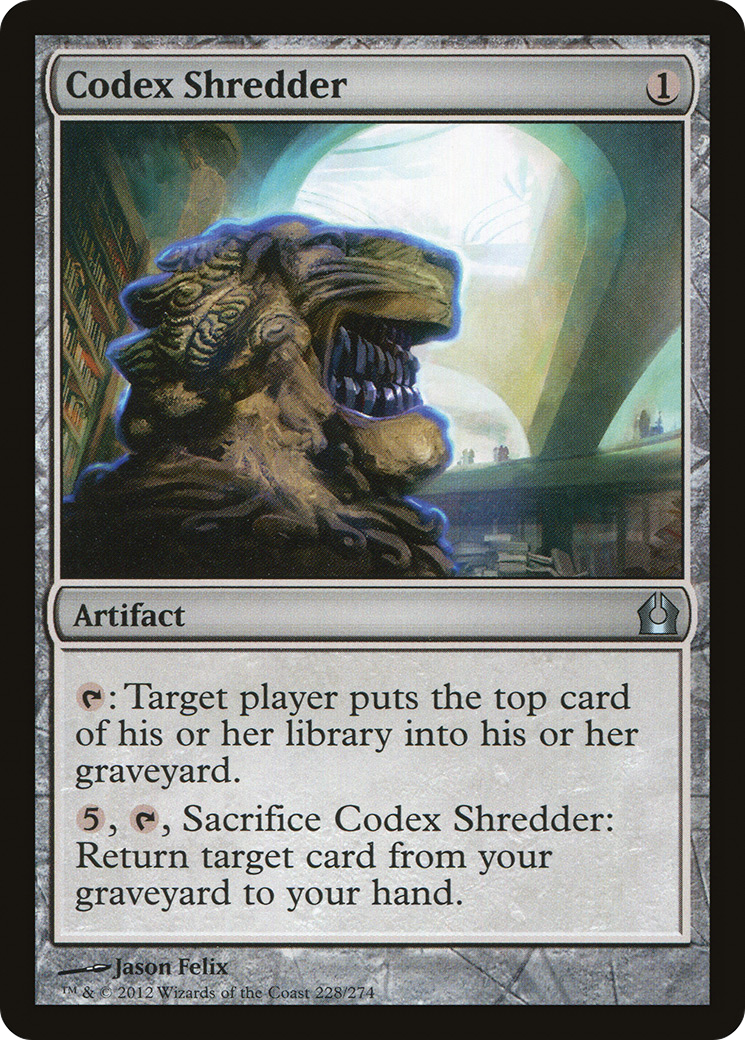 Codex Shredder (RTR-228) [Return to Ravnica] Foil MTG Single Wizards of the Coast
