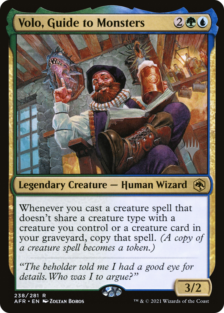 Volo, Guide to Monsters (PPAFR-238) [Adventures in the Forgotten Realms Promos] MTG Single Wizards of the Coast