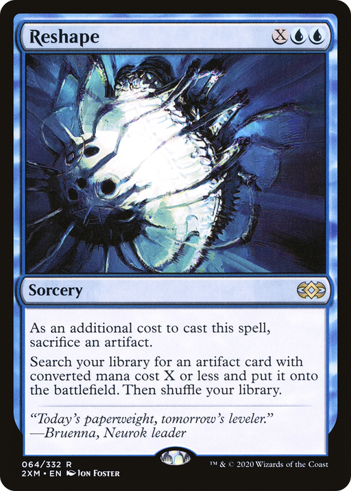 Reshape (2XM-064) [Double Masters] Foil MTG Single Wizards of the Coast