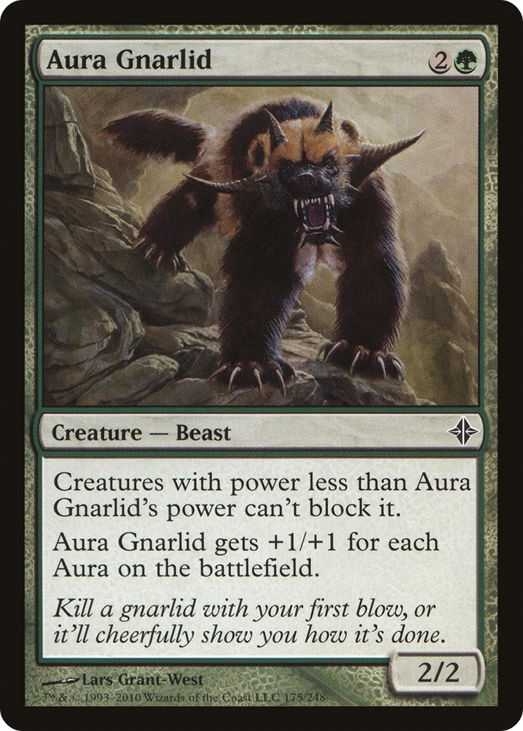 Aura Gnarlid (ROE-175) [Rise of the Eldrazi] MTG Single Wizards of the Coast