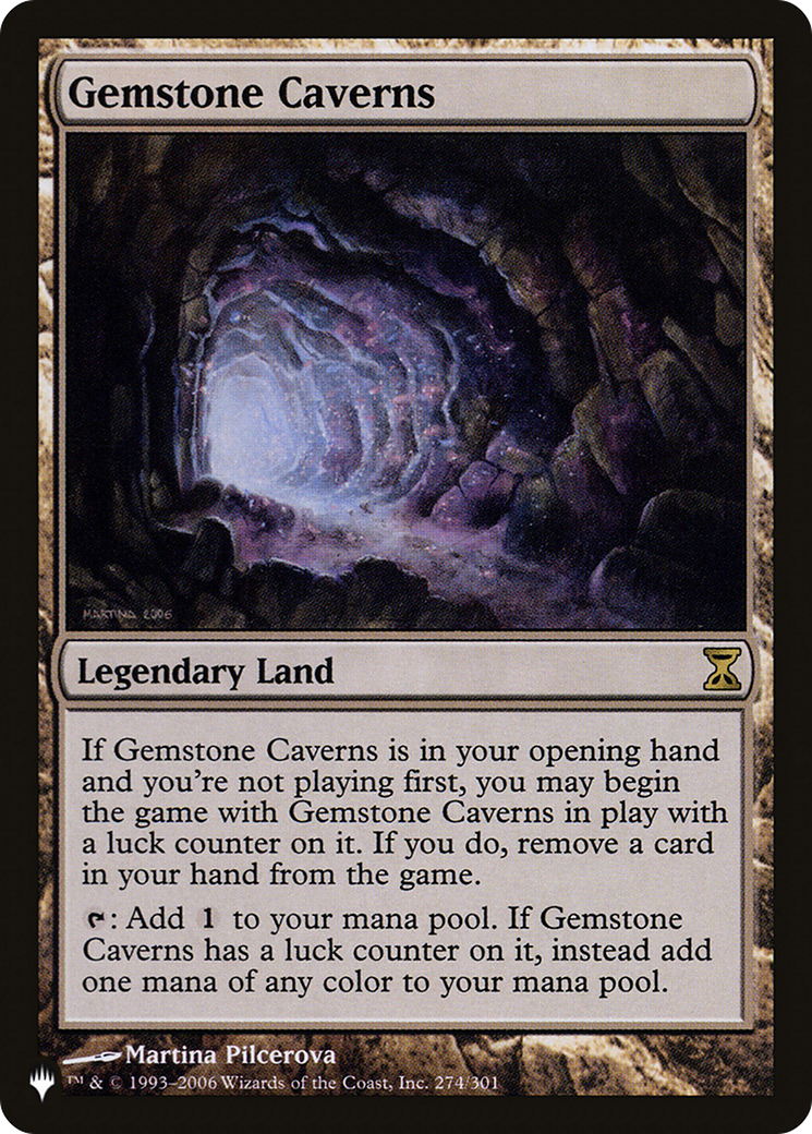 Gemstone Caverns (LIST-274/301) [Mystery Booster] The List MTG Single Wizards of the Coast