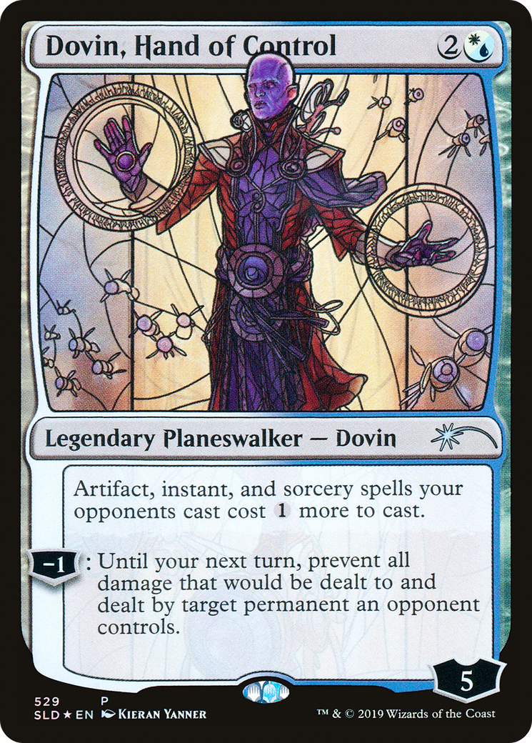 Dovin, Hand of Control (Stained Glass) (SLD-529) [Secret Lair] Drop Foil MTG Single Wizards of the Coast