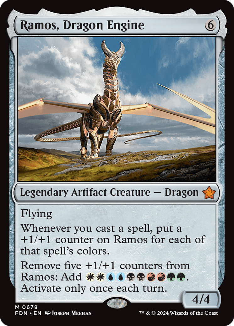 Ramos, Dragon Engine (FDN-678) [Foundations] MTG Single Wizards of the Coast