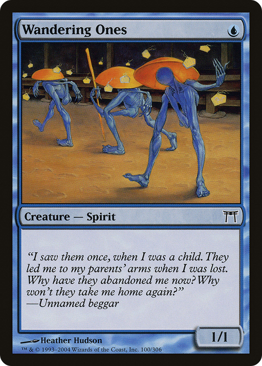Wandering Ones (CHK-100) [Champions of Kamigawa] Foil MTG Single Wizards of the Coast