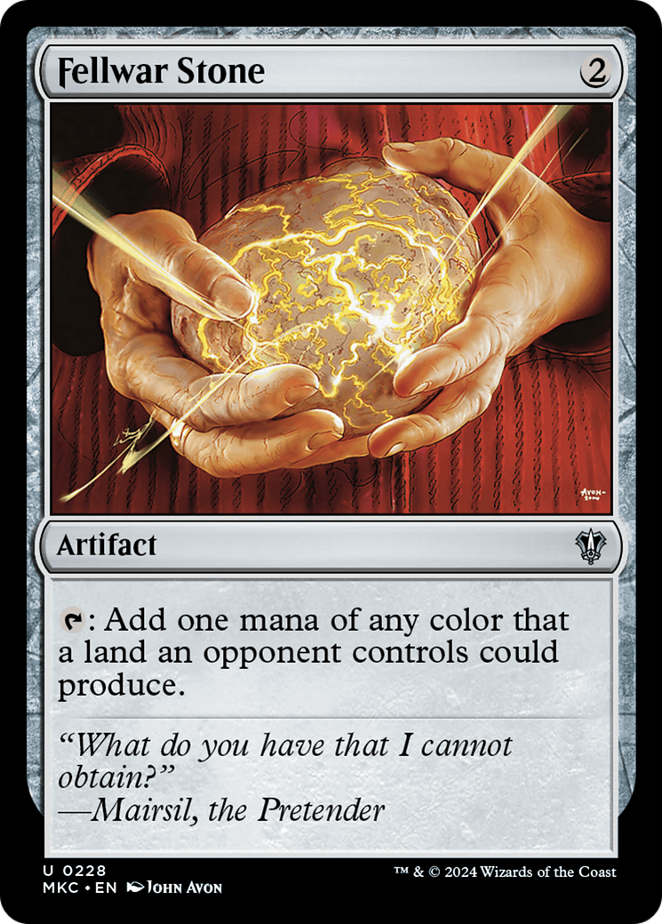 Fellwar Stone (MKC-228) [Murders at Karlov Manor Commander] MTG Single Wizards of the Coast