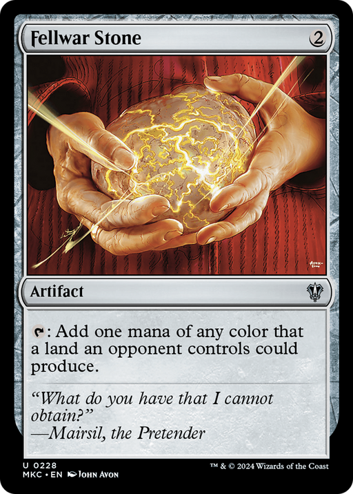 Fellwar Stone (MKC-228) [Murders at Karlov Manor Commander] MTG Single Wizards of the Coast