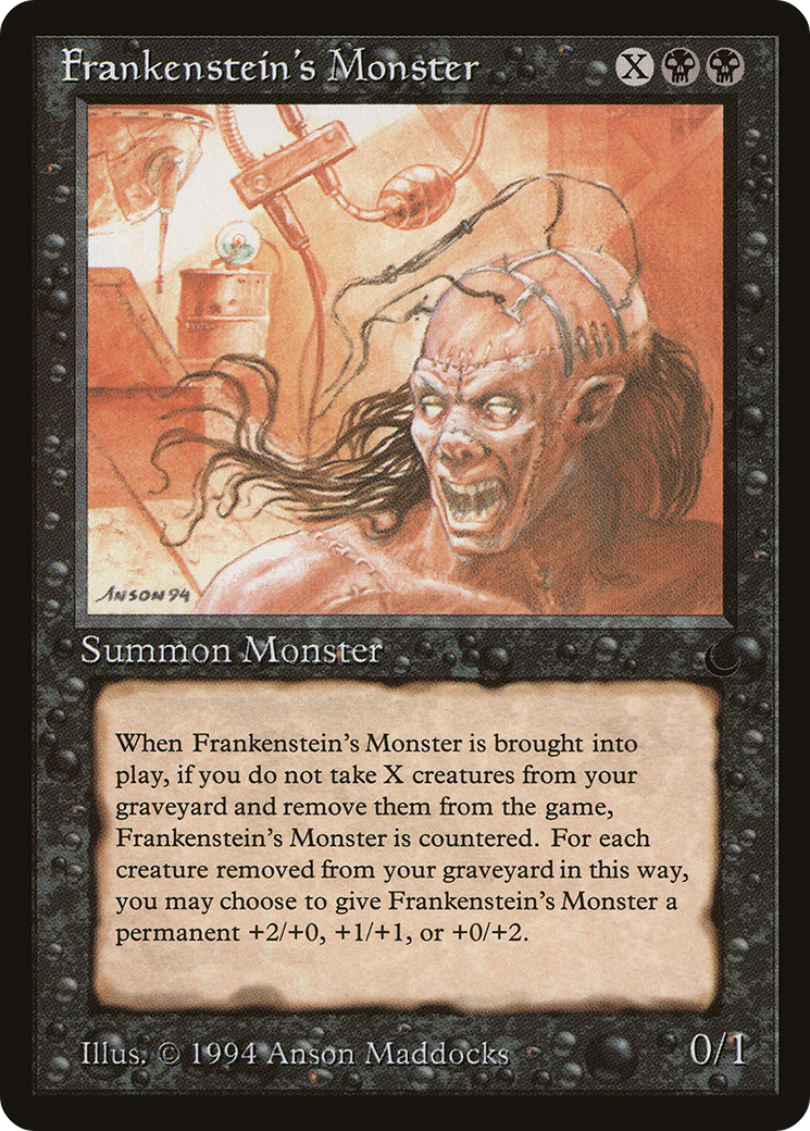 Frankenstein's Monster (DRK-) [Oldschool] The Dark MTG Single Wizards of the Coast
