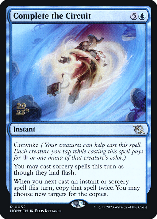 Complete the Circuit (PRE-52S) [March of the Machine Promos] Foil MTG Single Wizards of the Coast