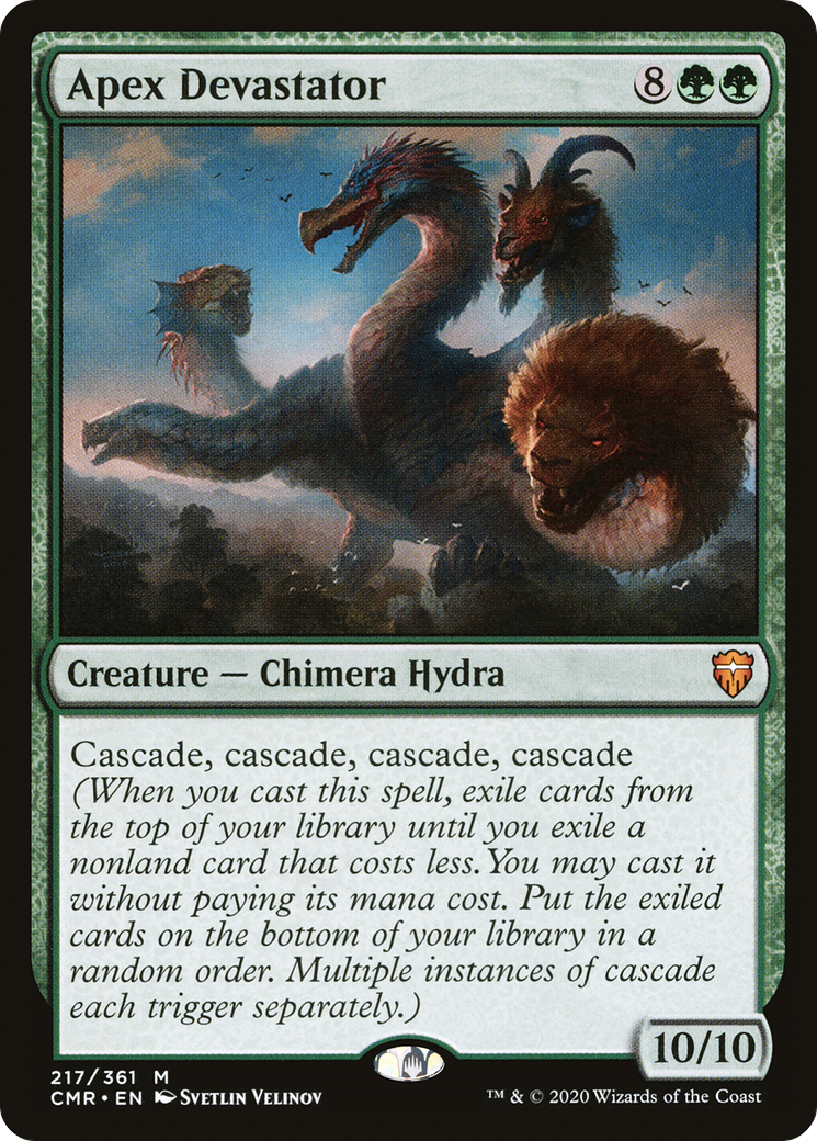 Apex Devastator (CMR-217) [Commander Legends] MTG Single Wizards of the Coast