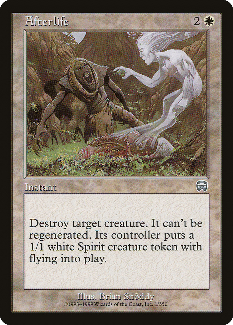 Afterlife (MMQ-001) [Mercadian Masques] MTG Single Wizards of the Coast
