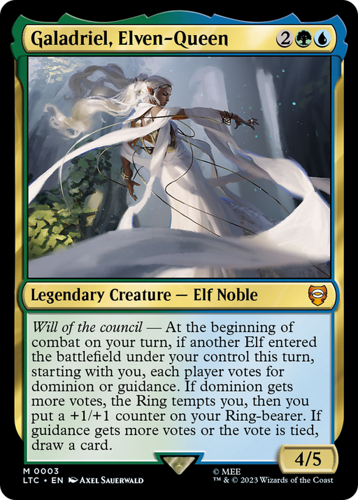 Galadriel, Elven-Queen (LTC-003) [Tales of Middle-earth Commander] MTG Single Wizards of the Coast