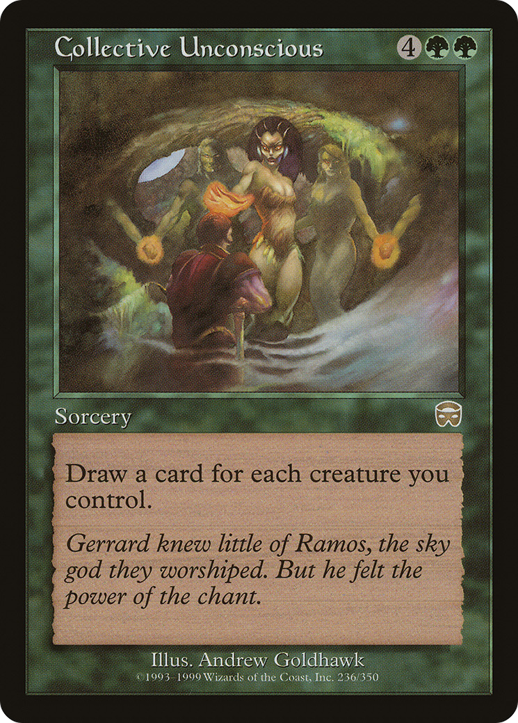 Collective Unconscious (MMQ-236) [Mercadian Masques] MTG Single Wizards of the Coast