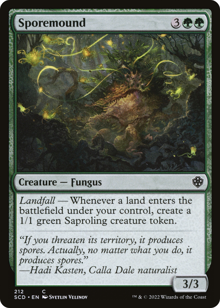 Sporemound (SCD-212) [Starter Commander Decks] MTG Single Wizards of the Coast