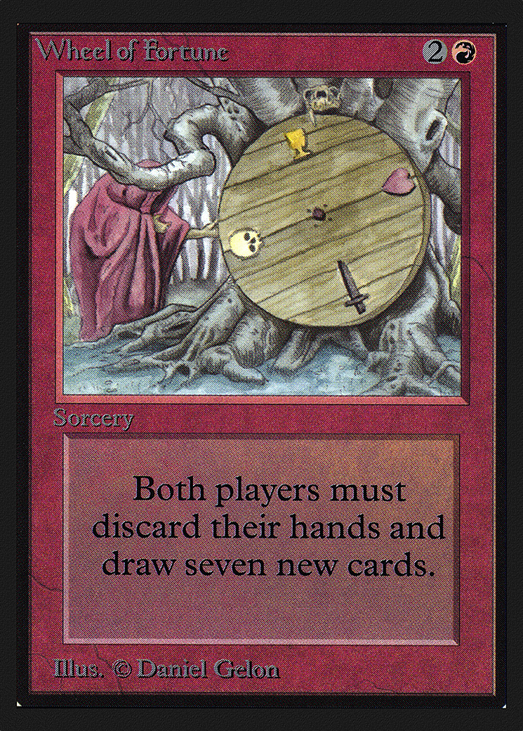 Wheel of Fortune (CED-184) [Collectors' Edition] MTG Single Wizards of the Coast