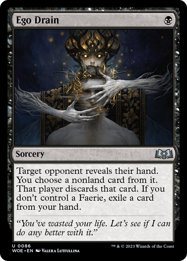 Ego Drain (WOE-086) [Wilds of Eldraine] MTG Single Wizards of the Coast