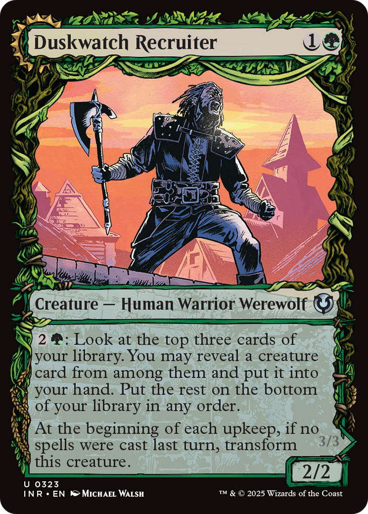 Duskwatch Recruiter (INR-323) [Innistrad Remastered] (Showcase) MTG Single Wizards of the Coast