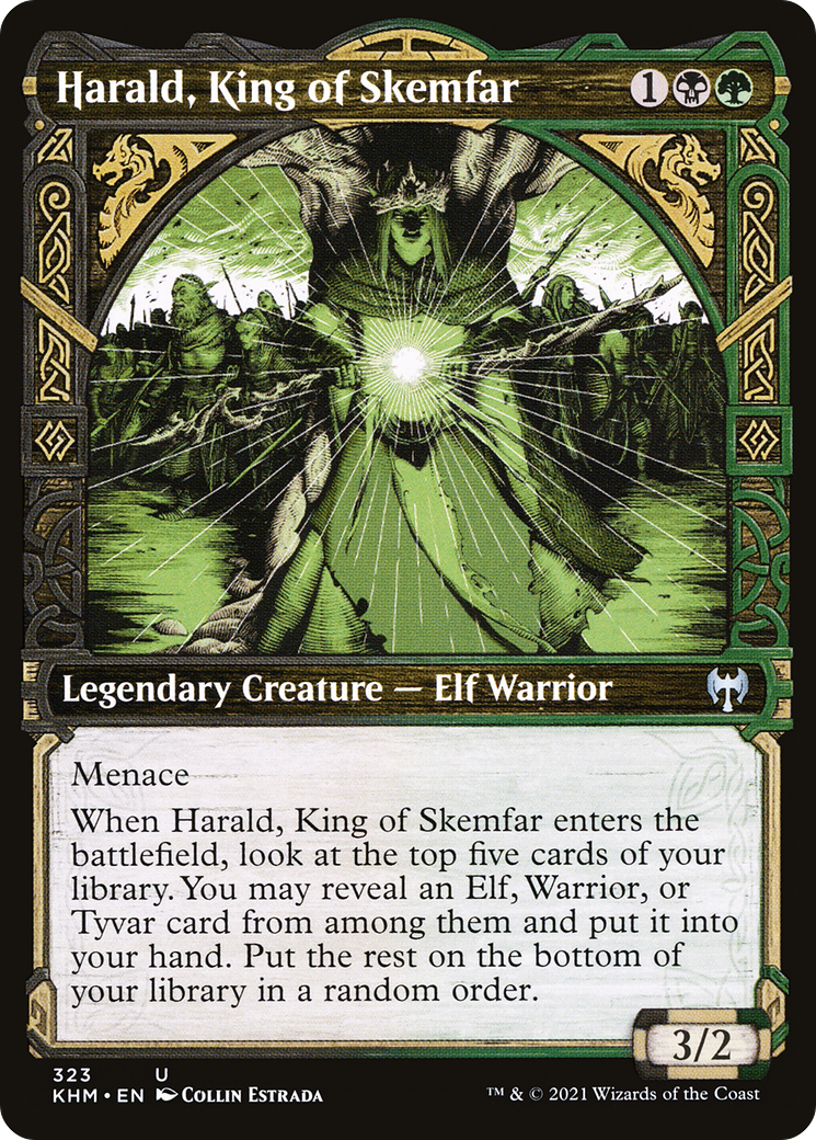 Harald, King of Skemfar (Showcase) [Kaldheim] MTG Single Magic: The Gathering