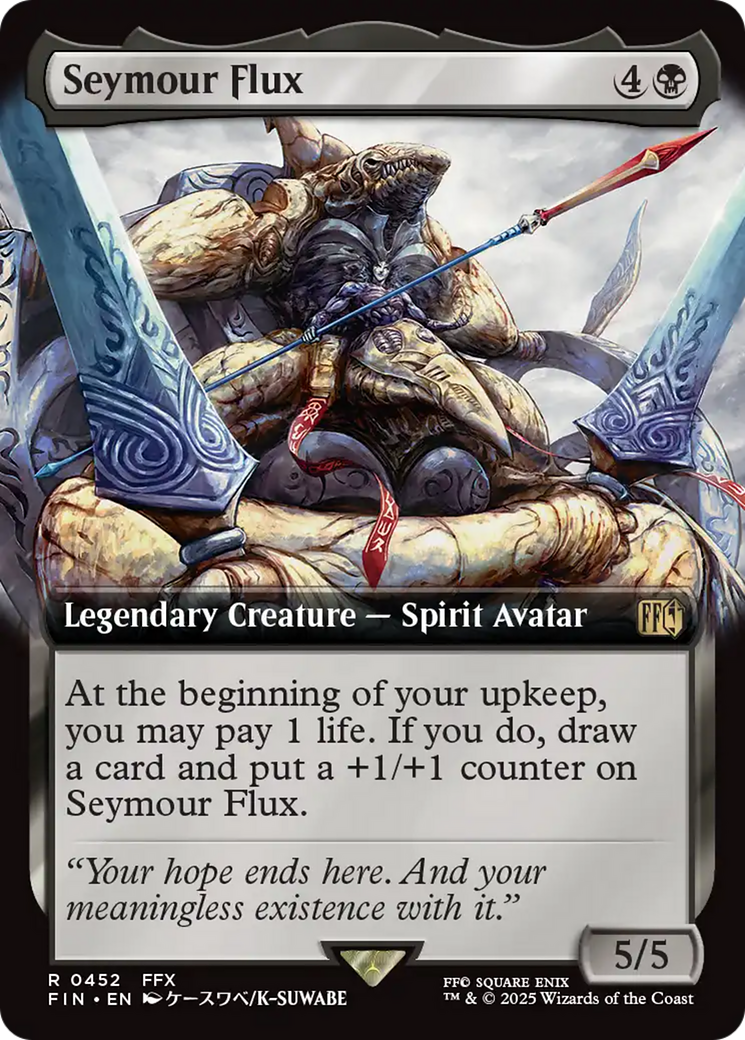 Seymour Flux (FIN-452) [FINAL FANTASY] (Extended Art) MTG Single Wizards of the Coast
