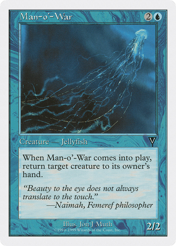 Man-o'-War (BRB-040) [Misc] Battle Royale Box Set MTG Single Wizards of the Coast