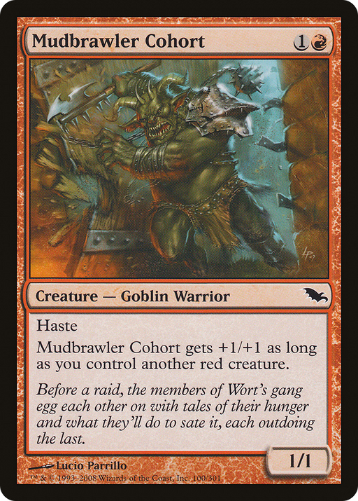 Mudbrawler Cohort (SHM-100) [Shadowmoor] Foil MTG Single Wizards of the Coast