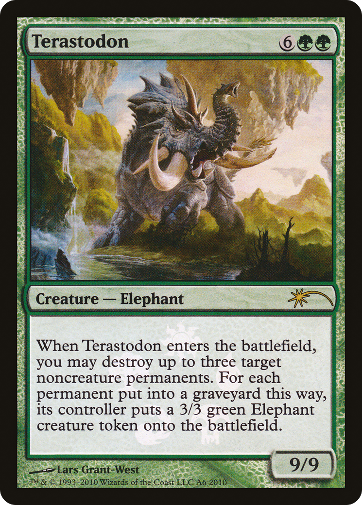 Terastodon (MEDIA-0A6) [Worldwake Promos] Foil MTG Single Wizards of the Coast