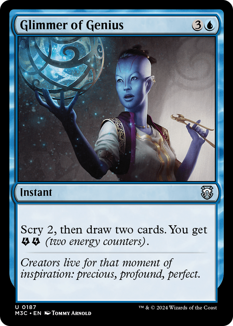 Glimmer of Genius (M3C-187) [Modern Horizons 3 Commander] MTG Single Wizards of the Coast