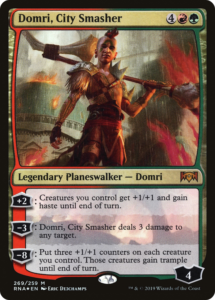 Domri, City Smasher (RNA-269) [Ravnica Allegiance] Foil MTG Single Wizards of the Coast