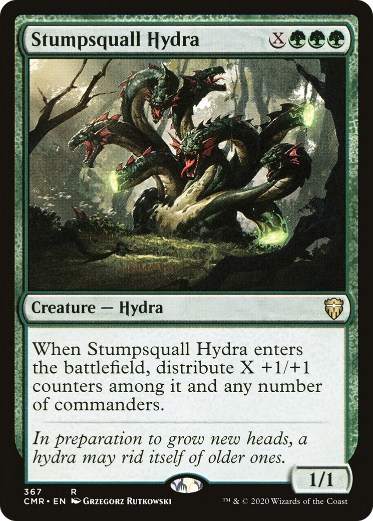Stumpsquall Hydra (CMR-367) [Commander Legends] MTG Single Wizards of the Coast
