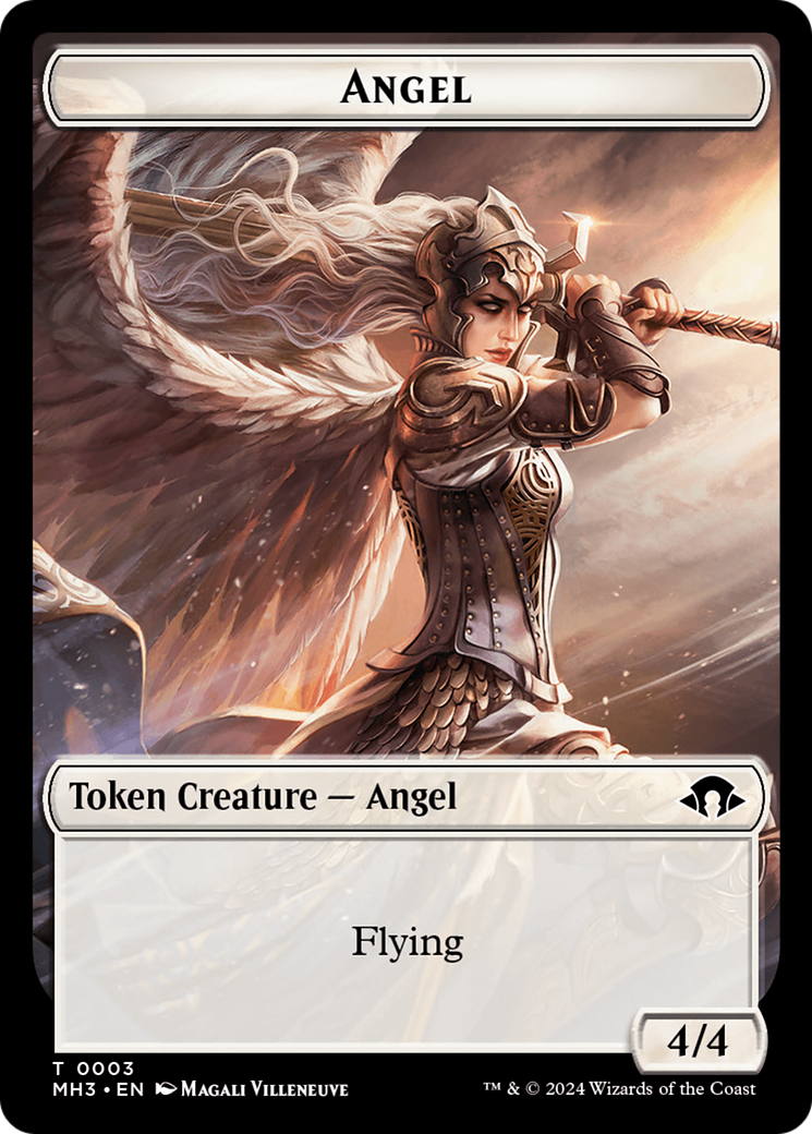 Angel (TMH3-003) [Tokens] Modern Horizons 3 Tokens Foil MTG Single Wizards of the Coast