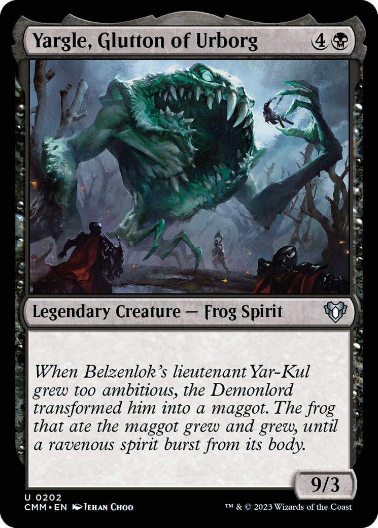Yargle, Glutton of Urborg (CMM-202) [Commander Masters] MTG Single Wizards of the Coast