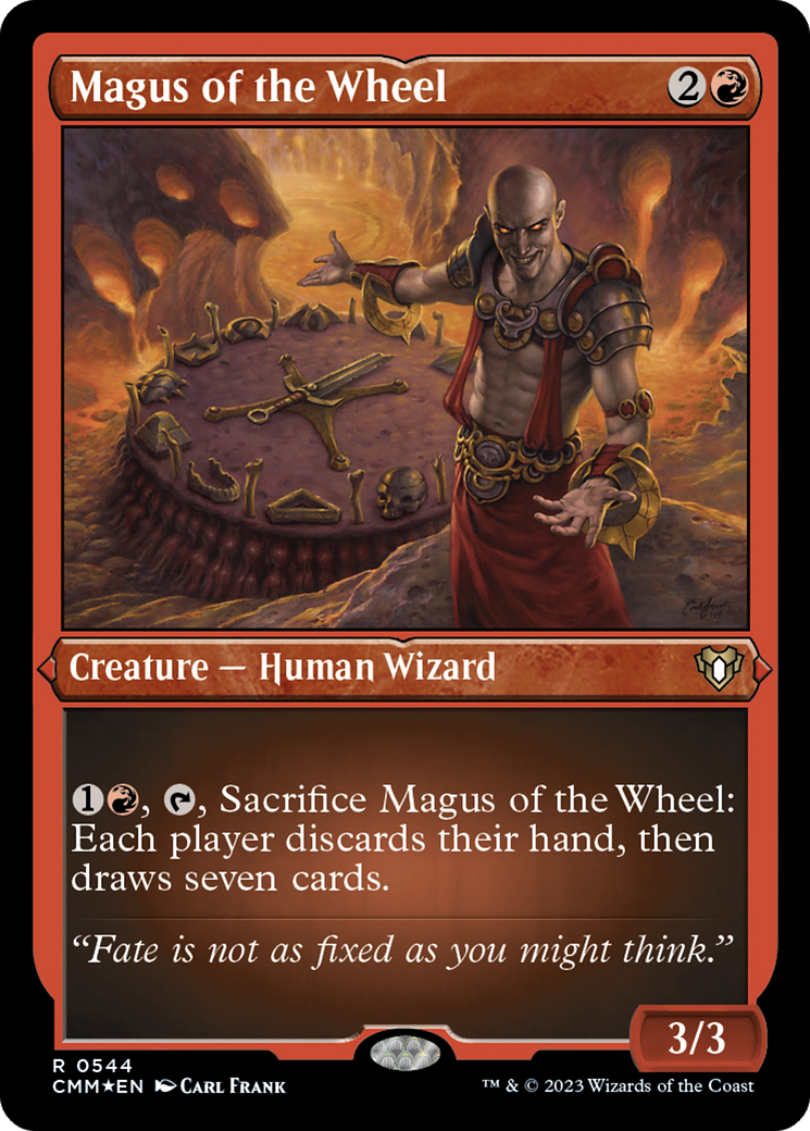 Magus of the Wheel (CMM-544) [Commander Masters] Etched Foil MTG Single Wizards of the Coast