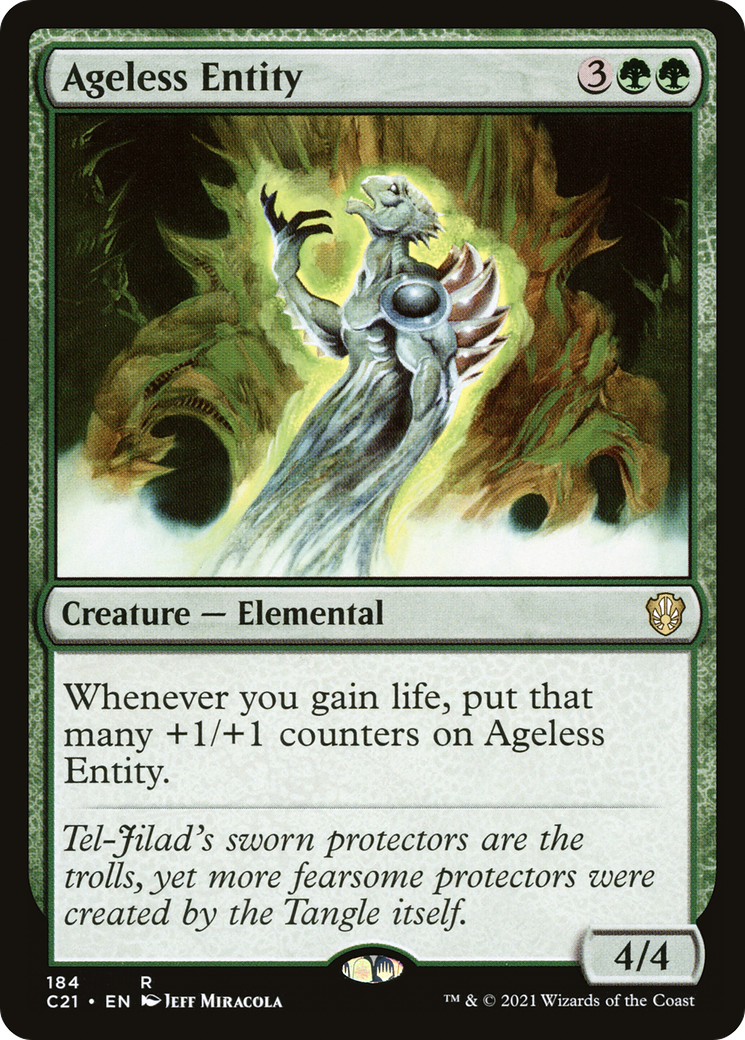 Ageless Entity (C21-184) [Commander 2021] MTG Single Wizards of the Coast