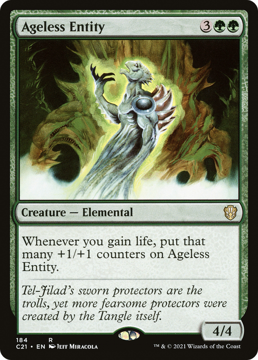 Ageless Entity (C21-184) [Commander 2021] MTG Single Wizards of the Coast