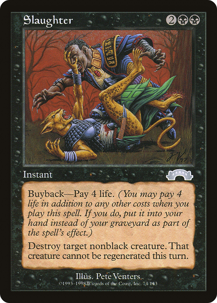 Slaughter (EXO-074) [Exodus] MTG Single Wizards of the Coast
