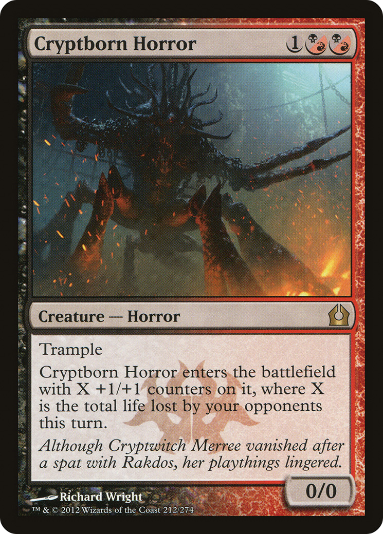 Cryptborn Horror (RTR-212) [Return to Ravnica] MTG Single Wizards of the Coast