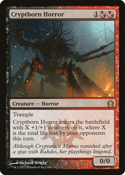 Cryptborn Horror (RTR-212) [Return to Ravnica] MTG Single Wizards of the Coast